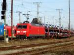 Am 22.03.2015 kam die 145 003-0 von der DB aus Richtung Berlin nach Stendal und fuhr weiter in Richtung Hannover .