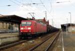 Am 28.05.2015 kam die 145 066-7 von der Railion aus Richtung Berlin nach Stendal und fuhr weiter in Richtung Hannover .