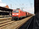 Am 21.07.2015 kam die 145 73-3 von der DB aus Richtung Magdeburg nach Stendal und fuhr weiter nach Wittenberge .