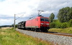 Am 06.07.2016 kam die 145 071-1 von   DB Schenker  aus Richtung  Wittenberge und fuhr nach Stendal .