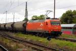 Am 17.05.2015 kam die 145-CL001 von ArcelorMittal aus Richtung Berlin nach Stendal und fuhr weiter in Richtung Hannover .