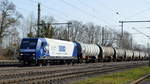 Am 25.02.2021 kam die 145 034-5 von der   RBH Logistics GmbH, aus Richtung Magdeburg nach Niederndodeleben und fuhr weiter in Richtung Braunschweig .
