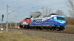 Am 10.03.2021 fuhren die 1002 042-2 von ALS - ALSTOM Lokomotiven Service GmbH , und die 145 030-7 von der PRESS von Stendal nach Borstel.
