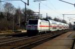 Am 04.03.2016 kam die   146 556-6 von der DB aus Richtung Braunschweig nach Niederndodeleben und fuhr weiter in Richtung Magdeburg .