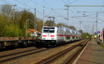 Am 02.05.2016 kam die 146 552-5 von der DB aus Richtung Braunschweig nach Niederndodeleben und fuhr weiter in Richtung Magdeburg .