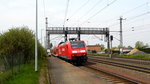 Am 03.05.2016 kam die 146 029 von der DB aus Richtung Braunschweig nach Niederndodeleben und fuhr weiter in Richtung Magdeburg .