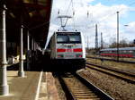 Am 18.03.2017 kam die 146 563-2 von DB Fernverkehr aus Richtung Braunschweig nach Stendal und fuhr weiter in Richtung Magdeburg .