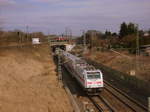 Am 12.03.2017 kam die 146 555 mit einem IC Umleiter aus Richtung Magdeburg und fuhr weiter in Richtung Hannover.