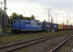 Am 28.09.2016 kam die 151 078-3 von der EGP aus Richtung Salzwedel nach Stendal und fuhr weiter in Richtung Magdeburg .