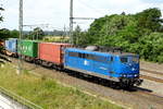 Am 06.07.2017 kam die  151 078-3 von der EGP – Eisenbahngesellschaft Potsdam, aus Richtung Salzwedel und fuhr nach Stendal .