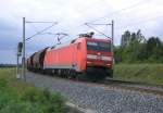 Am 16.06.2014 kam die 152 129-3 von der DB aus der Richtung Wittenberge und fuhr nach Stendal .