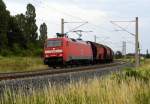Am 5.07.2014 kam die 152 169-1 von der DB aus der Richtung  Stendal und fuhr nach  Wittenberge .