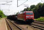 Am 17.07.2014 kam die 152 062-6 von der DB aus Richtung Magdeburg nach Niederndodeleben und fuhr weiter in Richtung Braunschweig .
