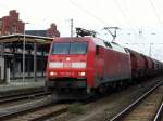 Am 2.10.2014 kam die 152 059-2 von der DB aus Richtung Magdeburg nach Stendal und fuhr weiter in Richtung Wittenberger.
