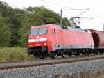 Am 9.10.2014 kam die 152 054-3 von der DB aus Richtung Stendal und fuhr weiter in Richtung Wittenberge .