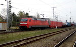 Am 05.04.2016 kam die 152 151-7 von DB Schenker aus Richtung Hannover nach Stendal und fuhr weiter in Richtung Magdeburg .