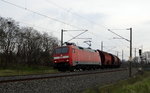Am 15.04.2016 kam die 152 155-8 von  DB Schenker  aus Richtung Stendal und fuhr weiter in Richtung Wittenberge .
