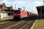 Am 22.04.2016 kam die 152 099-8 von  DB Schenker aus Richtung Magdeburg  nach Stendal und fuhr weiter in Richtung Wittenberge.