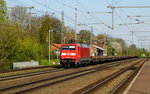 Am 02.05.2016 kam die 152 042-8 von DB Schenker  aus Richtung Magdeburg nach Niederndodeleben und fuhr weiter in Richtung Braunschweig .