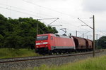 Am 15.06.2016 kam die 152 037-8 von  DB Schenker aus Richtung Stendal und fuhr weiter in Richtung Wittenberge .