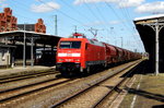 Am 20.07.2016 kam die 152 155-8  von DB Schenker  aus Richtung  Magdeburg nach Stendal und fuhr weiter in Richtung Wittenberge .