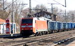 Am 18.02.2019 kam die 152 031-1 von  DB Cargo Deutschland AG, aus Richtung Magdeburg nach Niederndodeleben und fuhr weiter in Richtung Braunschweig .