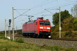 Am 19.09.2020 kam die 152 027-9 von DB Cargo Deutschland AG, Richtung Wittenberge und fuhr nach Stendal .