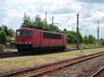 Am 30.05.2014 fuhr 155 036 Lz von Stendal in Richtung Magdeburg. 