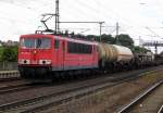 Am 2.07.2014 kam die 155 083-9 von der DB aus Richtung Braunschweig nach Niederndodeleben und fuhr weiter in Richtung Magdeburg .