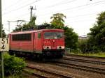 Am 22.08.2014 kam die 155 113-4 von der DB aus Richtung Braunschweig nach Niederndodeleben und fuhr weiter in Richtung Magdeburg .