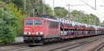 Am 22.08.2014 kam die 155 113-4 von der DB aus Richtung Magdeburg nach Niederndodeleben und fuhr weiter in Richtung Braunschweig .