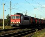 Am 14.10.2014 kam die 155 192-8 von der DB aus Richtung Stendal und fuhr weiter in Richtung Magdeburg .