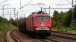 Am 22.08.2014 kam die  803 ( 156 003-6 ) von der MEG aus Richtung Magdeburg nach Niederndodeleben und fuhr weiter in Richtung Braunschweig .