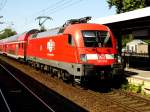 Am 6.08.2014 fuhr   die 182 006 von der DB von Brandenburg an der Havel nach Frankfurt oder  .