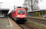 Am 10.10.2014 kam die 182 002 von der DB aus Richtung Magdeburg nach Genthin und fuhr weiter nach Cottbus .