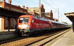 Am 27.06.2017 stand die 182 015-8 von der DB Regio AG, in Stendal .