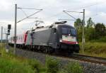 -br-6-182-private-es-64-u2/352180/am-5072014-kam-die-es-64 Am 5.07.2014 kam die ES 64 U2-070  von der MRCE aus der Richtung Wittenberge und fuhr nach Stendal .