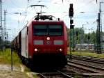 Am 30.05.2014 kam 185 175 mit einem Kalizug aus Richtung Wittenberge nach Stendal und fuhr weiter in Richtung Magdeburg. 