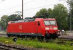 Am 9.07.2014 kam die 185 148-4  von der DB aus Richtung Wittenberge nach Stendal und fuhr weiter in Richtung Hannover.