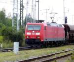 Am 16.08.2014 kam die 185 062-7 von der DB aus Richtung Hannover nach Stendal und fuhr weiter in Richtung Magdeburg .