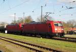 Am 18.04.2015 kamen die 185 270-6 und die 185 209-4 von der DB aus Richtung Berlin nach Stendal und fuhr weiter in Richtung Hannover .