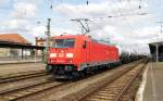 Am 15.07.2015 kam 185 258-1 von der DB aus Richtung Berlin nach Stendal und fuhr weiter in Richtung Hannover .