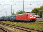 Am 15.09.2015 kam die 185 010-6 von der DB aus Richtung Magdeburg nach Stendal und fuhr weiter in Richtung Salzwedel .