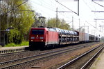 Am 21.04.2016 kam die 185 396-9 von DB Schenker aus der Richtung Magdeburg nach Wefensleben und fuhr weiter in Richtung Helmstedt .