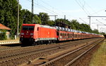 Am 07.09.2016 kam die 185 202-9 von DB Schenker aus Richtung Magdeburg nach Niederndodeleben und fuhr weiter in Richtung Braunschweig .