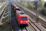 -br-6-185-db-traxx-ac1ac2/549864/am-05042017-kam-die-185-311-8 Am 05.04.2017 kam die 185 311-8 von der  DB Schenker Rail Deutschland AG, aus Richtung Stendal und fuhr weiter in Richtung Wittenberge .