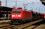 Am 20.04.2017 kam die 185 226-8 von der  DB Schenker Rail Deutschland AG, aus Richtung Magdeburg nach Stendal und fuhr weiter in Richtung Braunschweig .