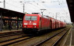Am 28.04.2017 kam die 185 332-1 von der  DB Schenker Rail Scandinavia A/S,   aus Richtung Magdeburg nach Stendal und fuhr weiter in Richtung Braunschweig .