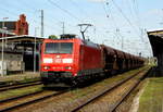 Am 17.05.2017 kam die 185 176-5 von der  DB Schenker Rail Deutschland AG , aus Richtung Magdeburg nach Stendal und fuhr weiter in Richtung Salzwedel .