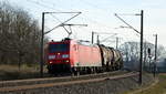 -br-6-185-db-traxx-ac1ac2/727067/am-20022021-kam-die-185-159-1 Am 20.02.2021 kam die 185 159-1 von  DB Cargo Deutschland AG, aus Richtung Stendal und fuhr weiter in Richtung Wittenberge .